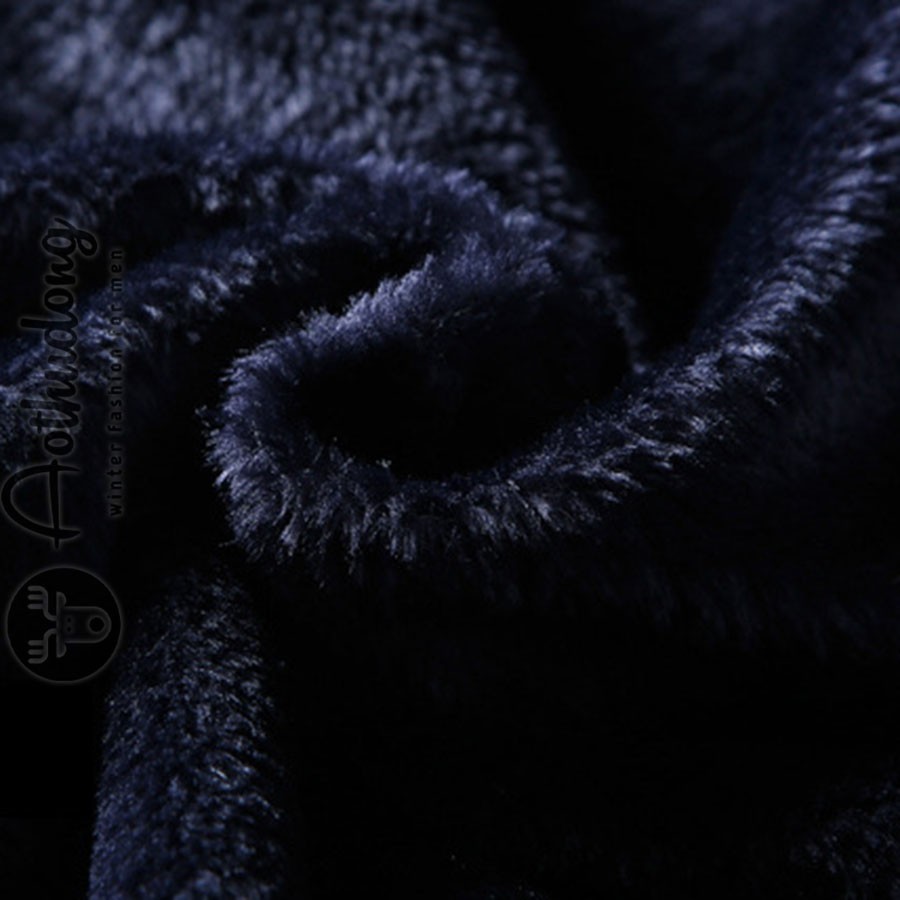 Áo gió nam lót lông hàng hiệu đen (ATD-232) - Ảnh 3