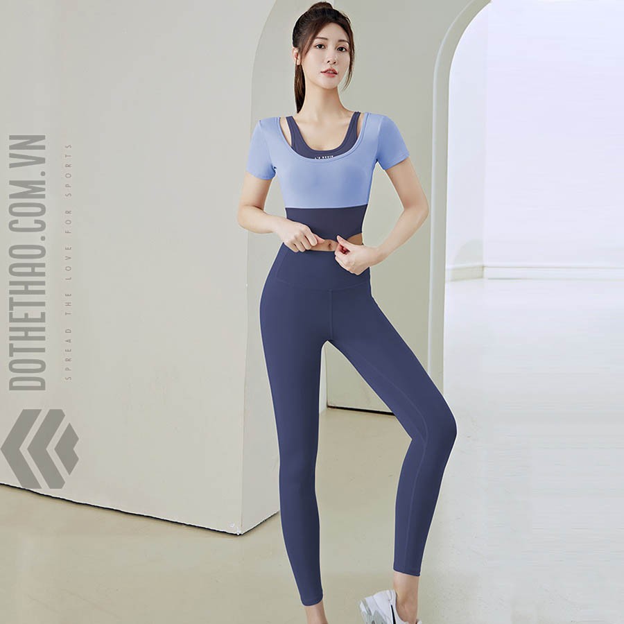 Áo tập yoga nữ chuyên nghiệp 2 lớp (DTT-013) - Ảnh 3