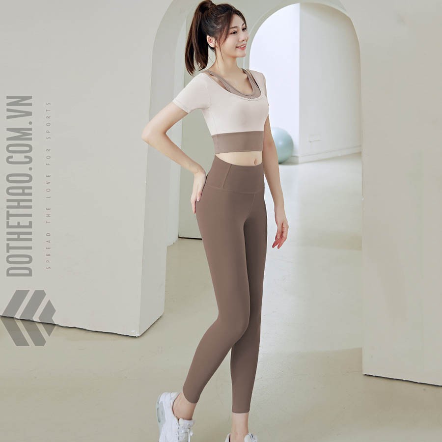 Áo tập yoga nữ chuyên nghiệp 2 lớp (DTT-013) - Ảnh 4