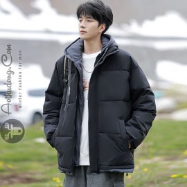 Áo khoác phao mũ hoodie nam nữ hàng hiệu (ATD-505)