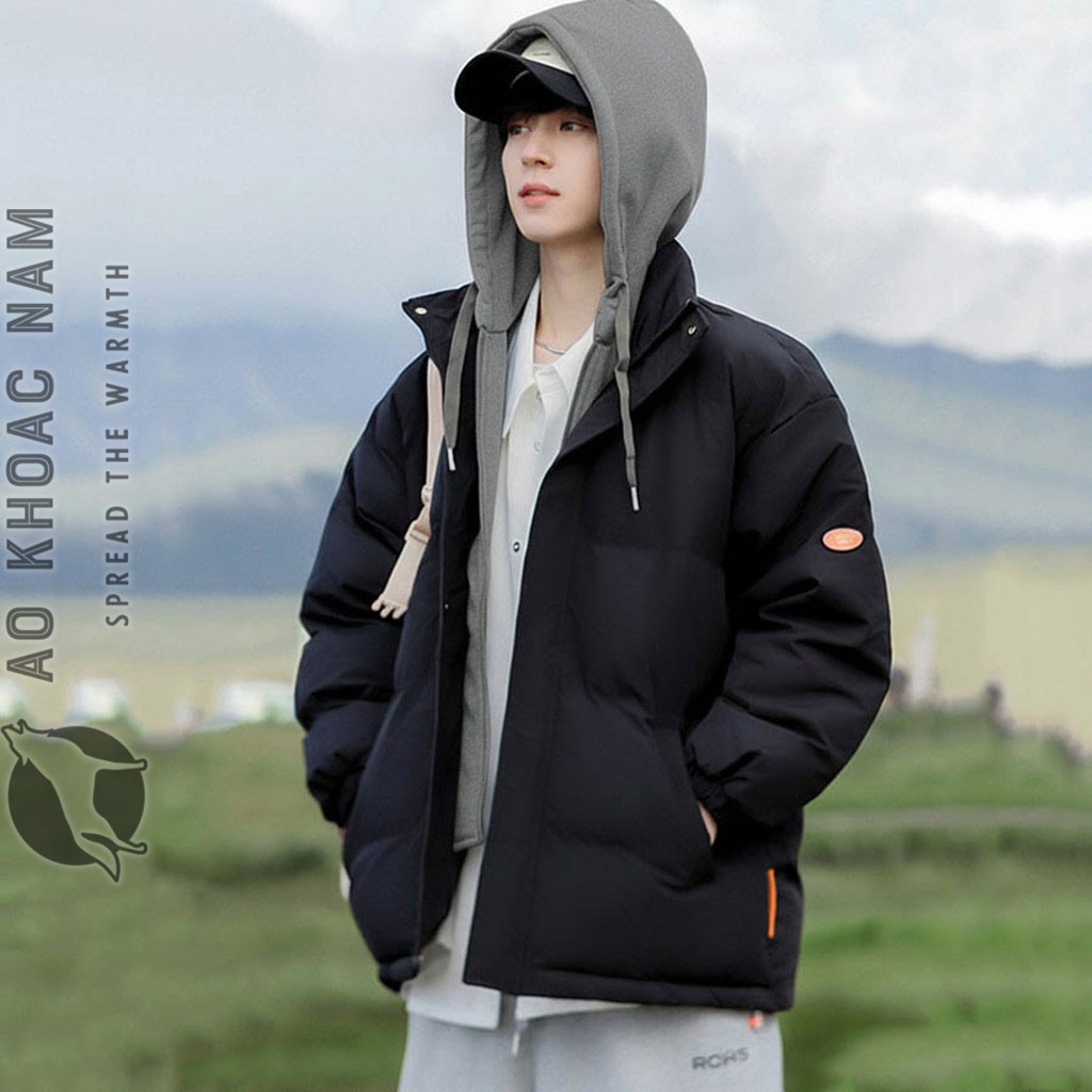 Áo khoác phao tuổi teen mũ hoodies cao cấp (AKN-242) - Ảnh 0