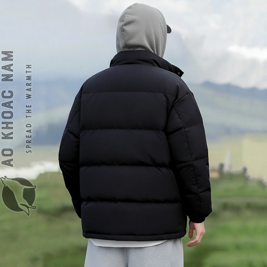 Áo khoác phao tuổi teen mũ hoodies cao cấp (AKN-242) - Ảnh 1