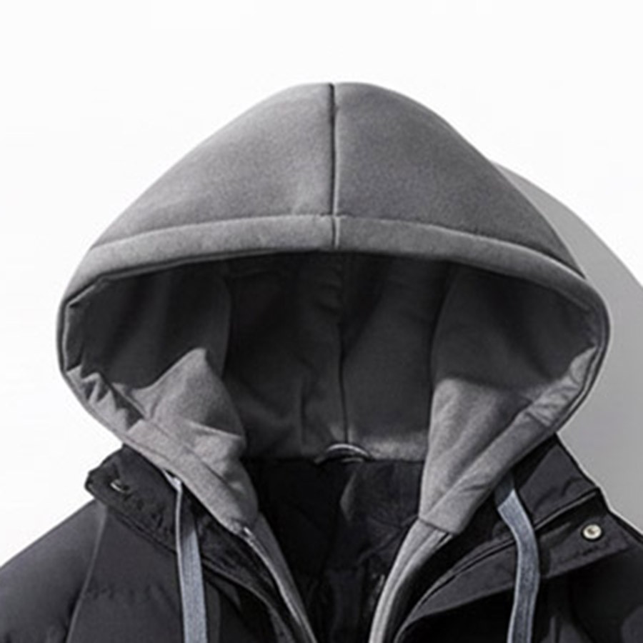 Áo khoác phao tuổi teen mũ hoodies cao cấp (AKN-242) - Ảnh 4