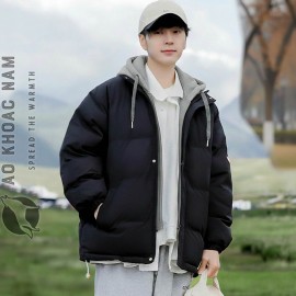 Áo khoác phao tuổi teen mũ hoodies cao cấp (AKN-242)