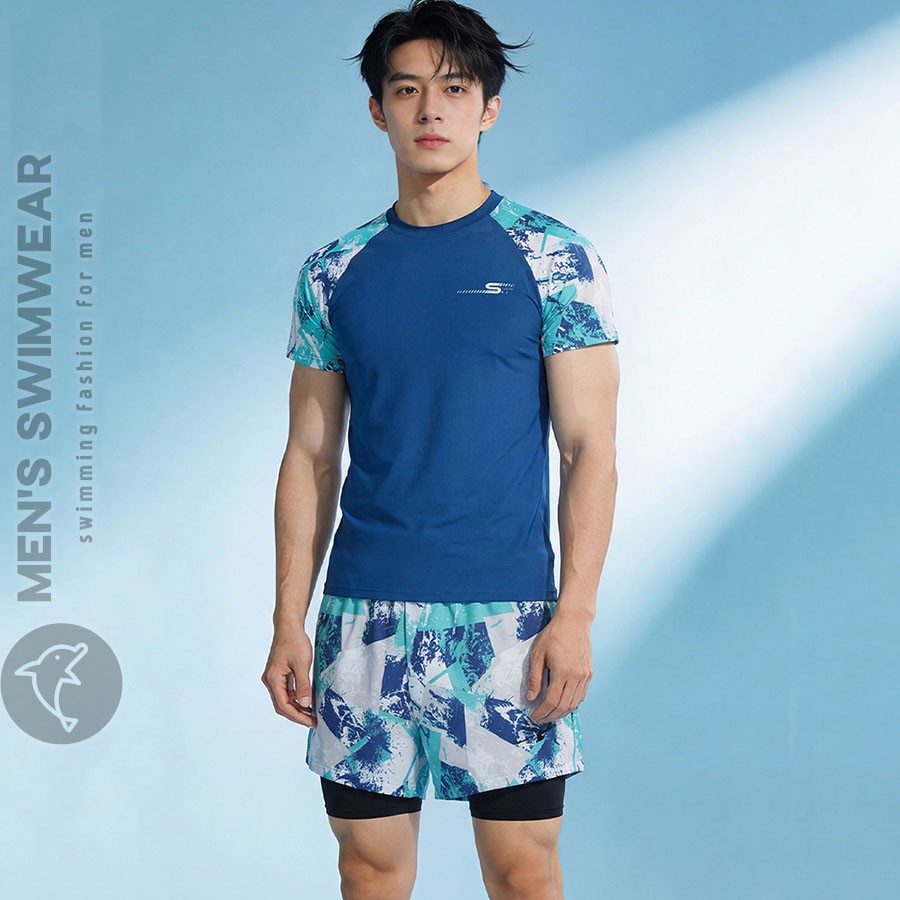 Set đồ bơi đồ thể thao nam cao cấp nổi bật (DBN-420) - Ảnh 0